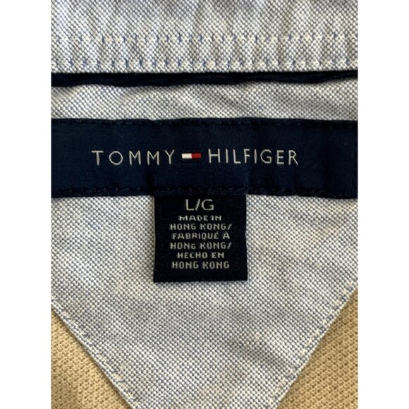 Tommy Hilfiger Mens Polo Shirt Classic Beige Size Large - Picture 3 of 7